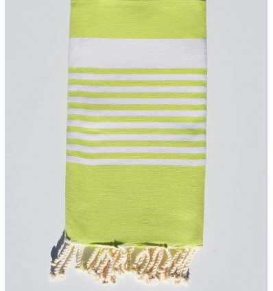 Beach Towel lime green Fouta Tunisia - 1