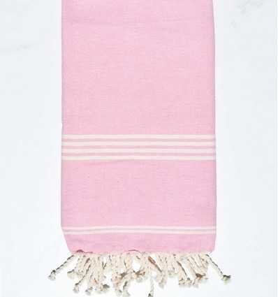 Beach towel Mykonos light pink Fouta Tunisia - 1