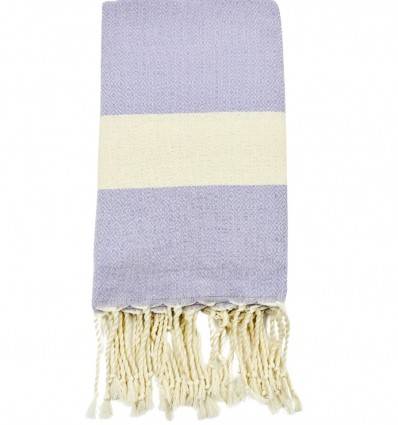 Beach Towel Diamond Lilac Fouta Tunisia - 1