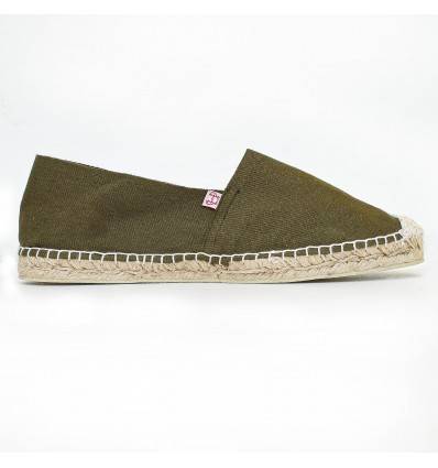 Khaki Green Men's Espadrilles Crabster - 1