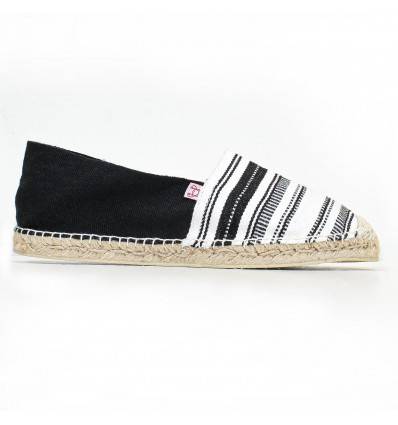 Black and White Men's Espadrilles Crabster - 1