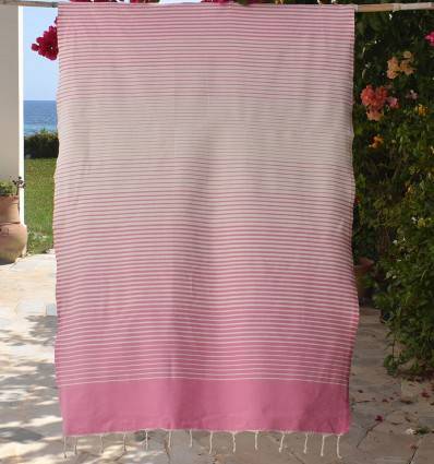 Beach Towel Portofino Light Pink Fouta Tunisia - 1