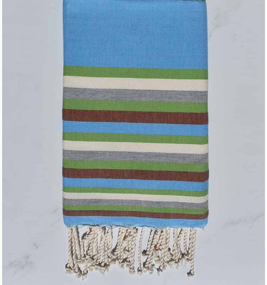 light teal towels