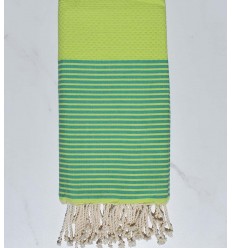 mint green beach towel